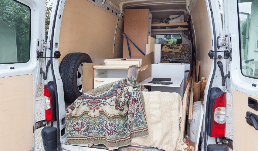 茨城県での不用品回収作業